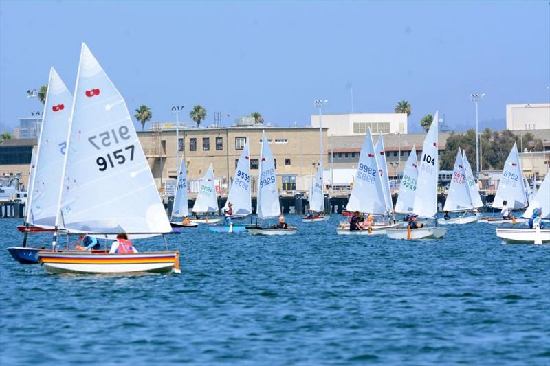 Dutch Shoe Marathon photo copyright Bob Betancourt taken at San Diego Yacht Club and featuring the Sabot class