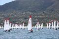 The fleet reaching during the 2023/24 Sabre Australian Nationals at McCrae Yacht Club © Russell Bates