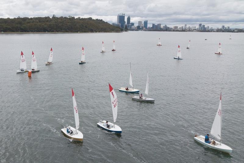 2020 Sabre WA State Championships photo copyright Sails on Swan / John Chapman taken at Perth Dinghy Sailing Club and featuring the Sabre class