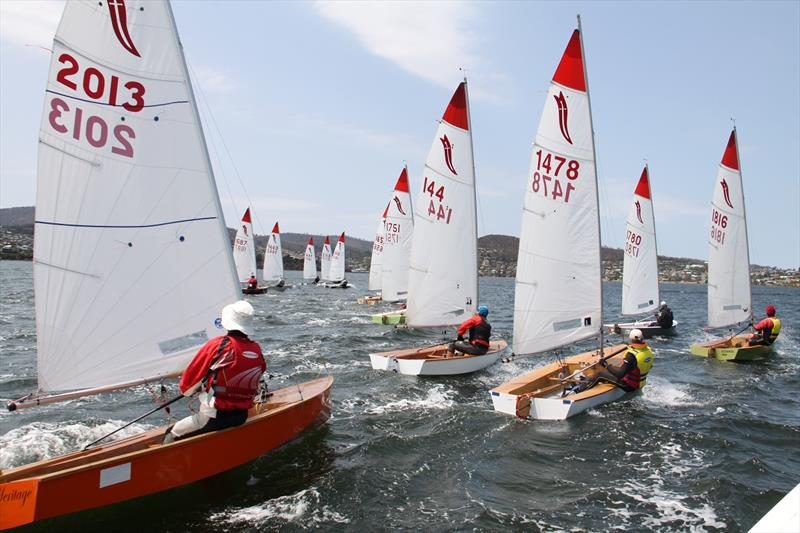 Sabres on the water at the Lindisfarne Sailing Club photo copyright Emily Snadden taken at Lindisfarne Sailing Club and featuring the Sabre class