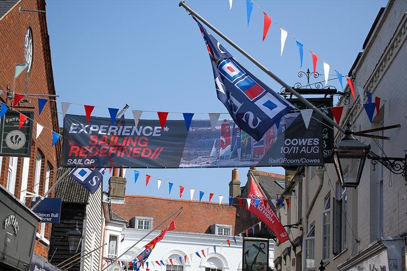 Cowes prepares for the arrival of SailGP in less than a month's time. - photo © Richard Gladwell, Sail World NZ