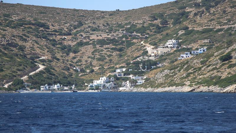 Greece Sailing - Day 1 our first view of Agathonisi - Pythagorion, Samos to Agathonisi - photo © Richard Gladwell