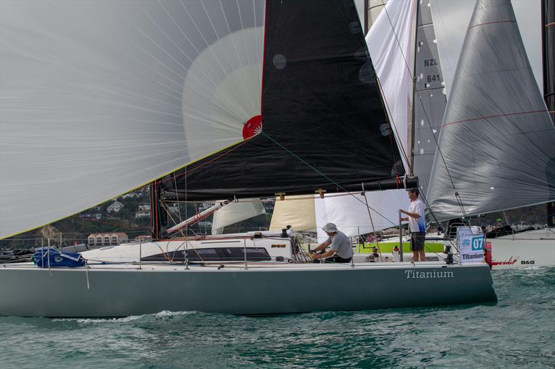 Titanium pictured at the start of the RNZ2019. She is also entered in the 2020 Evolution Sails RNI photo copyright Deborah Williams taken at Royal Akarana Yacht Club and featuring the  class