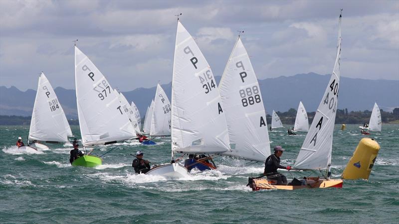 In the 2003 Louis Vuitton Cup over a third of the race days were lost after a 19kt wind limit was set . P class racing in the Tauranga Cup 2020 - photo © William Beauchamp