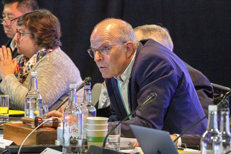 Kim Andersen at the meeting of World Sailing's Council at the 2019 Mid-Year Meeting in London, Great Britain on Sunday 19 May, 2019 photo copyright Daniel Smith taken at  and featuring the  class