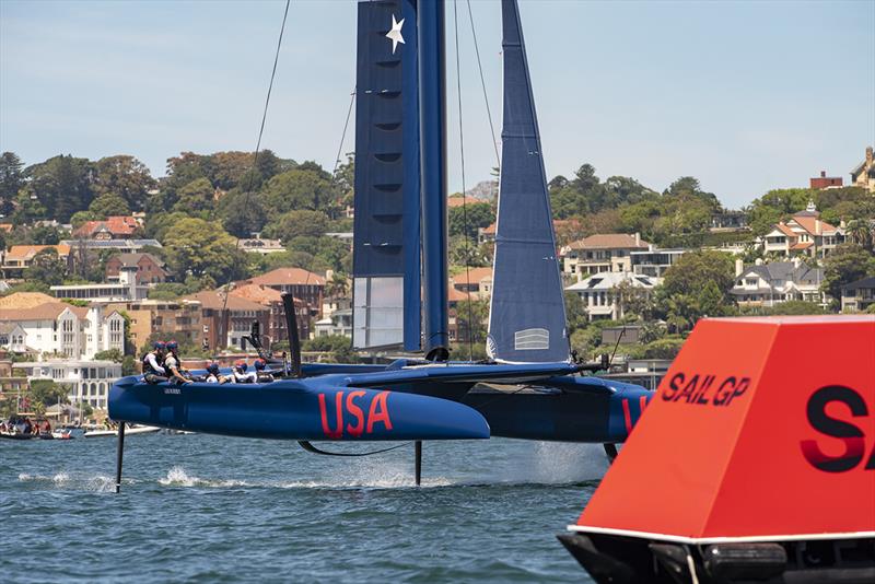 SailGP Practice race day. SailGP USA Team photo copyright Michelle Fowler taken at  and featuring the  class