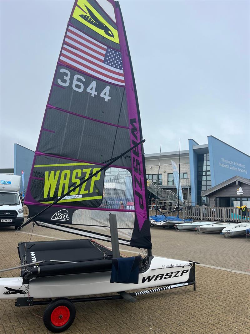 The WASZP fleet take over the WPNSA photo copyright Duncan Hepplewhite taken at  and featuring the  class