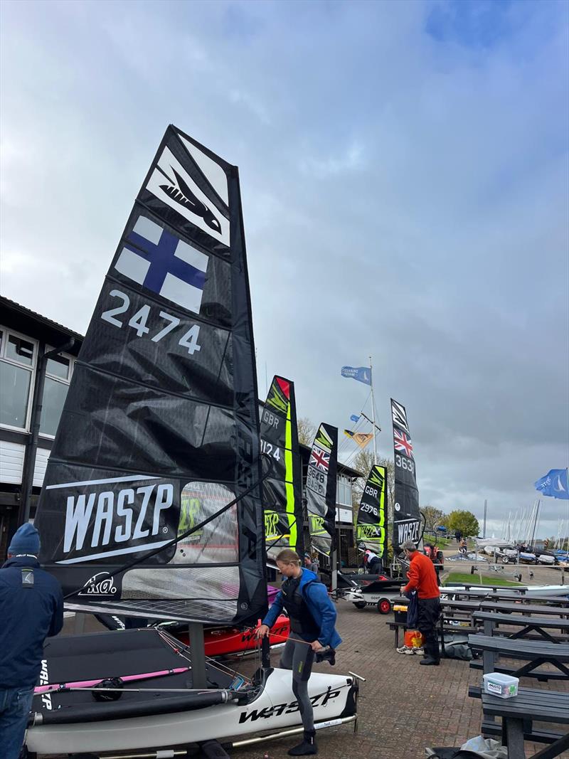 WASZPs at Draycote Water for the UK Nationals photo copyright Duncan Hepplewhite taken at Draycote Water Sailing Club and featuring the  class