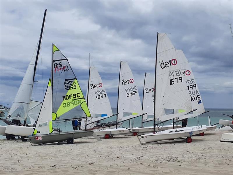 An RS Feva getting in on the Aero act - photo © Sailing Raceboats