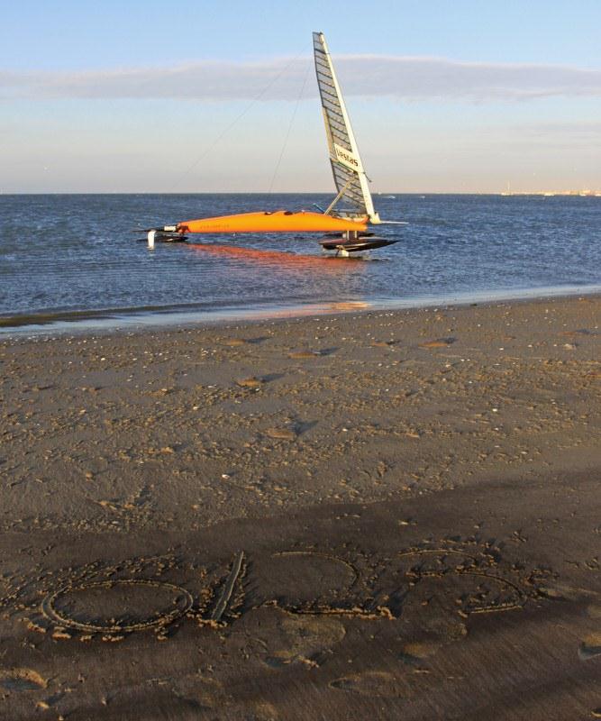 Vestas Sailrocket 2 peaks at over 60 knots photo copyright Sailrocket taken at  and featuring the Sailrocket class