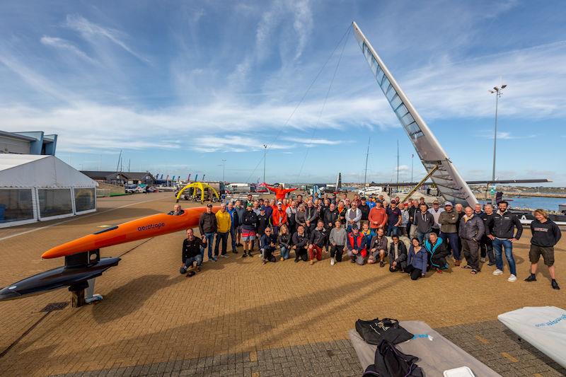 Weymouth Speed Week 2022: Sailrocket 2 photo copyright Pete Davis taken at Weymouth & Portland Sailing Academy and featuring the Sailrocket class