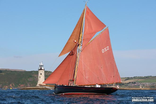 Jolie Brise received three cheers from the crowds at the Prizegiving last evening as she finished her epic Fastnet Race. ©  Tim Wright / Photoaction.com http://www.photoaction.com