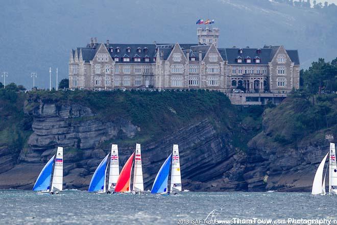 2013 ISAF Test Event Santander Trophy - Nacra 17 fleet © Thom Touw http://www.thomtouw.com