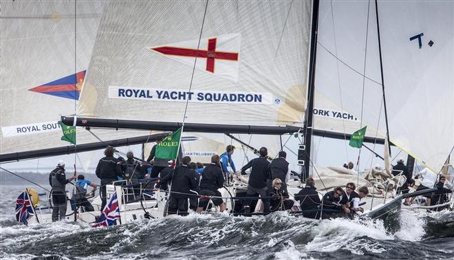 Royal Yacht Squadron (GBR) onboard THE CAT CAME BACK - New York Yacht Club Invitational Cup presented by Rolex ©  Rolex/Daniel Forster http://www.regattanews.com