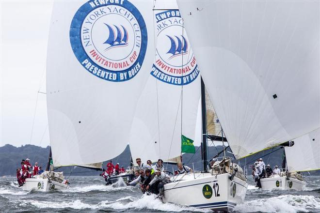 Royal Thames YC (GBR) at full speed under spinnaker - New York Yacht Club Invitational Cup presented by Rolex ©  Rolex/Daniel Forster http://www.regattanews.com