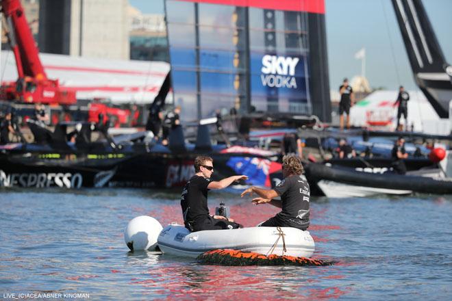 07/09/2013 - San Francisco (USA,CA) - 34th America’s Cup - Oracle vs ETNZ; Day 1 Racing © ACEA / Photo Abner Kingman http://photo.americascup.com