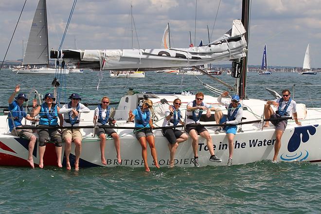 Toe in the Water - Cowes Week 2013 © Ingrid Abery http://www.ingridabery.com