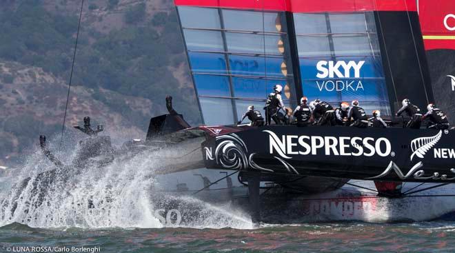 San Francisco, 10/09/13 34th AMERICA’S CUP America’s Cup Final 5 Emirates Team New Zealand vs Oracle Team USA © Carlo Borlenghi/Luna Rossa http://www.lunarossachallenge.com