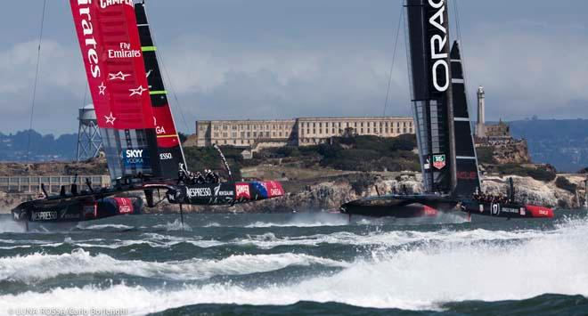 San Francisco, 10/09/13 34th AMERICA’S CUP America’s Cup Final 5 Emirates Team New Zealand vs Oracle Team USA © Carlo Borlenghi/Luna Rossa http://www.lunarossachallenge.com