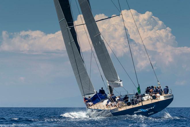 MAGIC CARPET ?, Sail n: GBR 1001 R, Nation: GBR, Owner/Charterer: Sir Lindsay Owen Jones, Model: Wallycento - 2013 Maxi Yacht Rolex Cup ©  Rolex / Carlo Borlenghi http://www.carloborlenghi.net