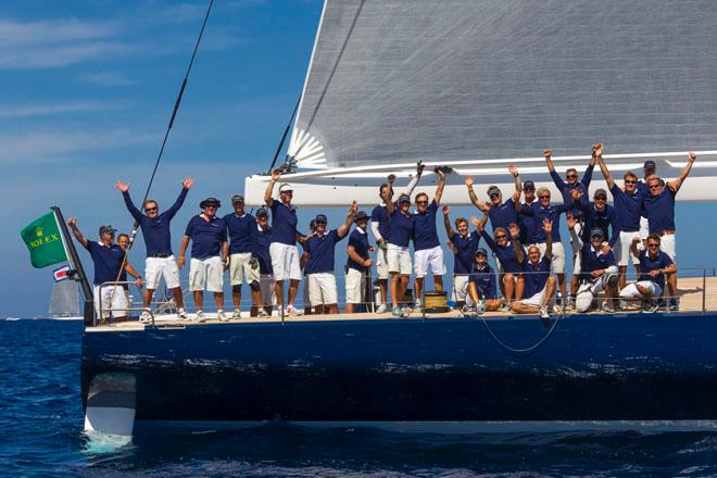 MAGIC CARPET 3, Sail n: GBR 1001 R, Nation: GBR, Owner/Charterer: Sir Lindsay Owen Jones, Model: Wallycento - Maxi Yacht Rolex Cup 2013 ©  Rolex / Carlo Borlenghi http://www.carloborlenghi.net