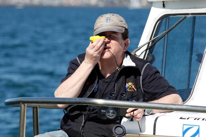 PRO Tim Wagland studies the breeze and bearings before setting the course. - Nautilus Marine Winter Series ©  Alex McKinnon Photography http://www.alexmckinnonphotography.com