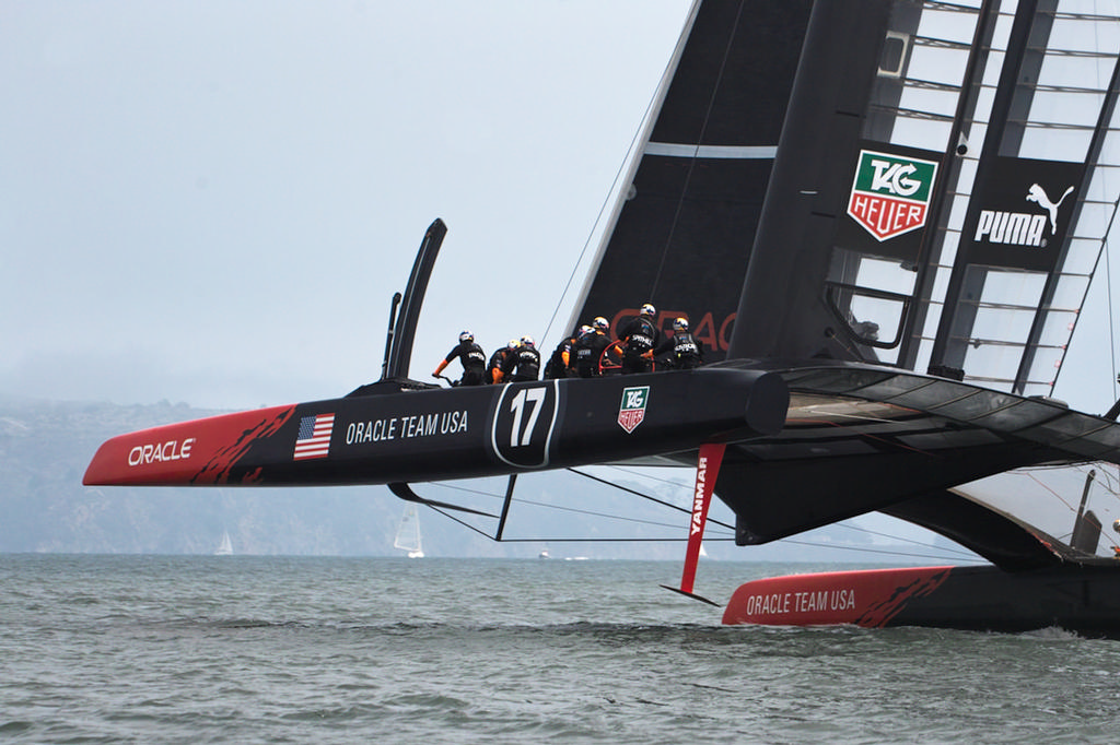 This view should make the quiz easier.  Note the asymetrical rudder foil.  (Not part of the quiz, just something interesting) © Chuck Lantz http://www.ChuckLantz.com