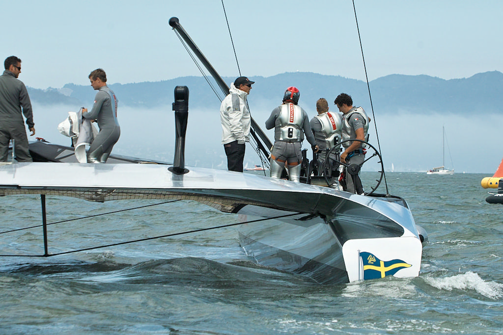 Luna Rossa crew and support team. - America's Cup photo copyright Chuck Lantz http://www.ChuckLantz.com taken at  and featuring the  class