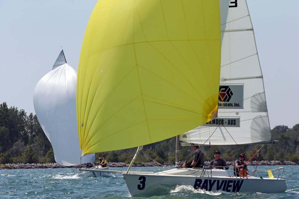 2013 Detroit Cup - Gilmour and team victorious photo copyright Isao Toyama taken at  and featuring the  class