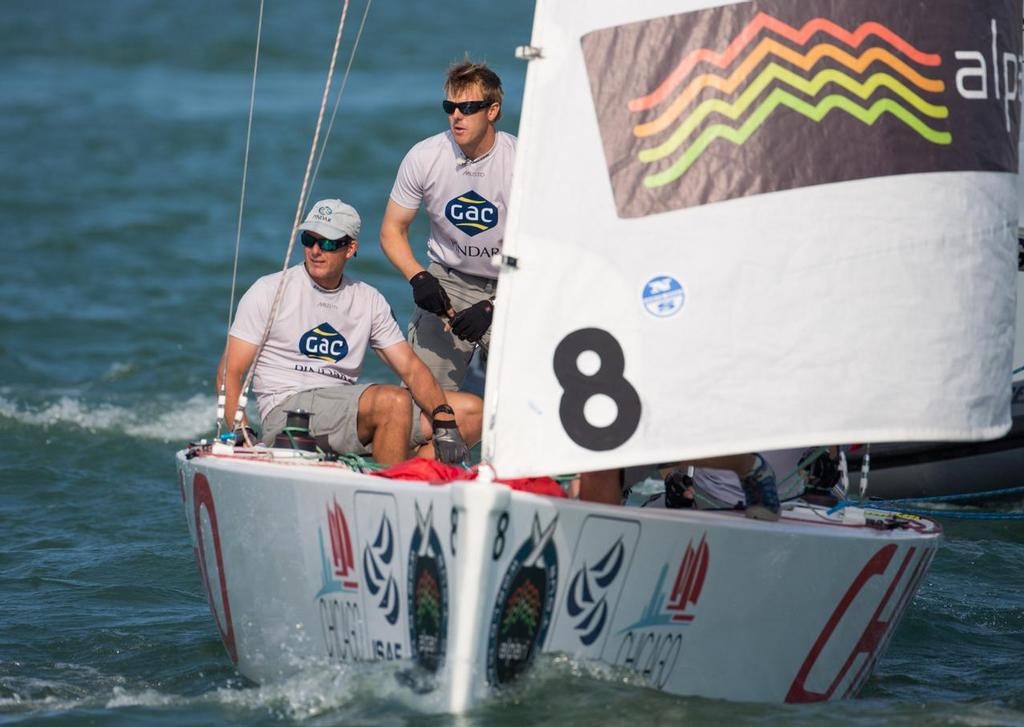 Ian Williams and GAC Pindar in action during thr Semi-Finals of Chciago Match Cup  © Walter Cooper/CMC