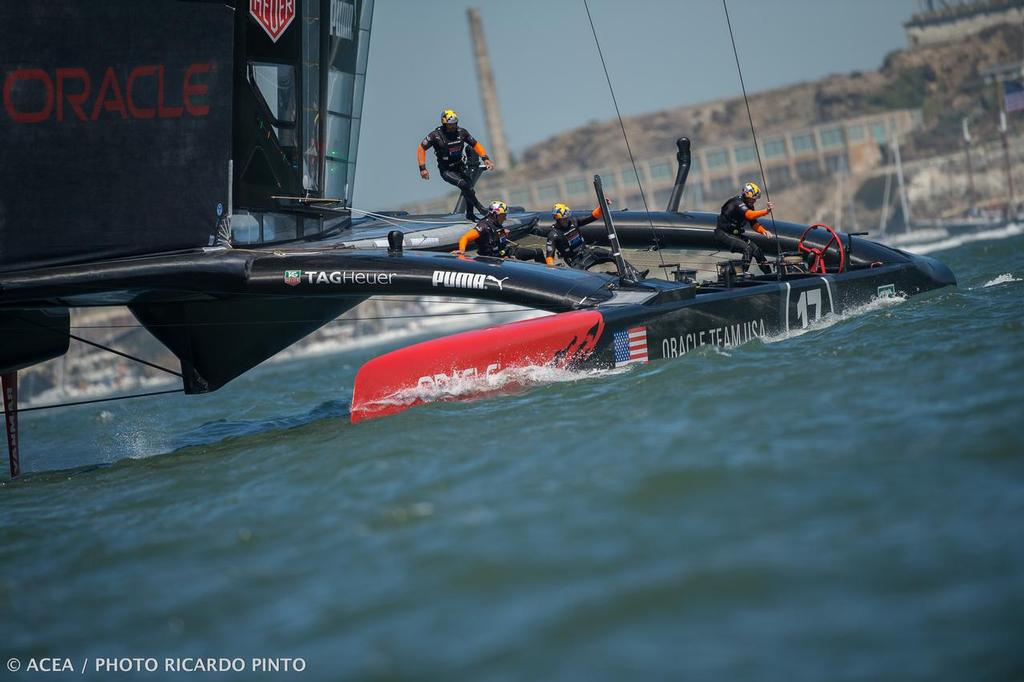 34th America’s Cup - Final Match - Race Day 1 at  San Francisco (USA,CA) © ACEA / Ricardo Pinto http://photo.americascup.com/