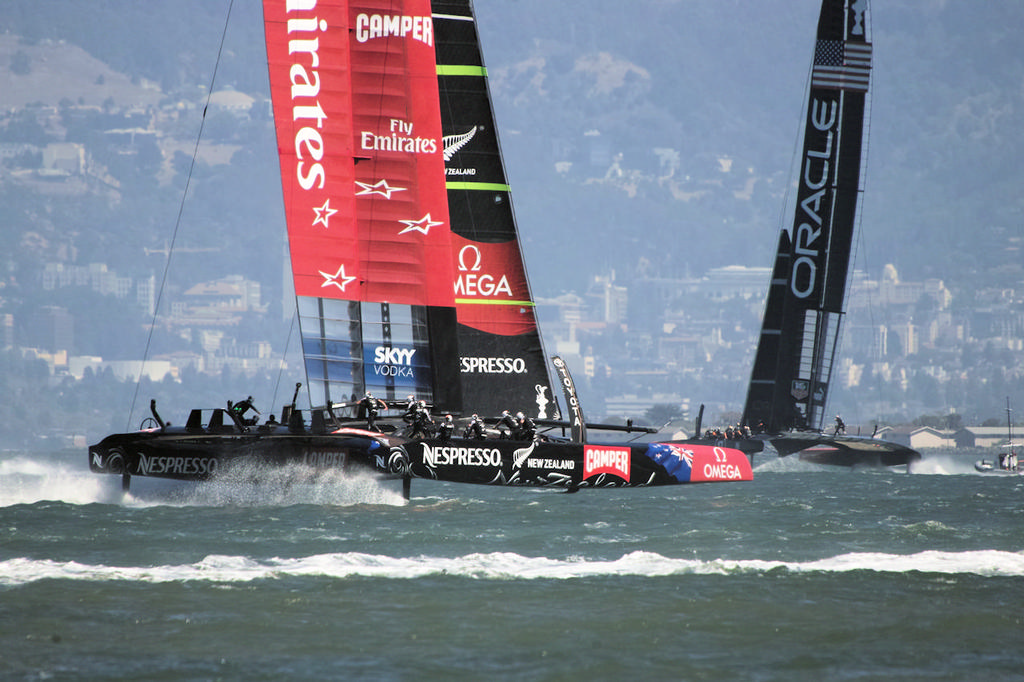 Place your bets, ladies and gentlemen, this AC will be dramatic.  - America's Cup photo copyright Chuck Lantz http://www.ChuckLantz.com taken at  and featuring the  class