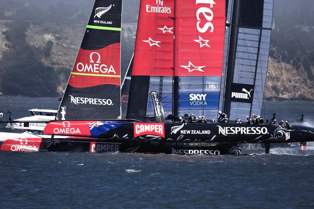 Emirates Team NZ - America&rsquo;s Cup photo copyright Chuck Lantz http://www.ChuckLantz.com taken at  and featuring the  class
