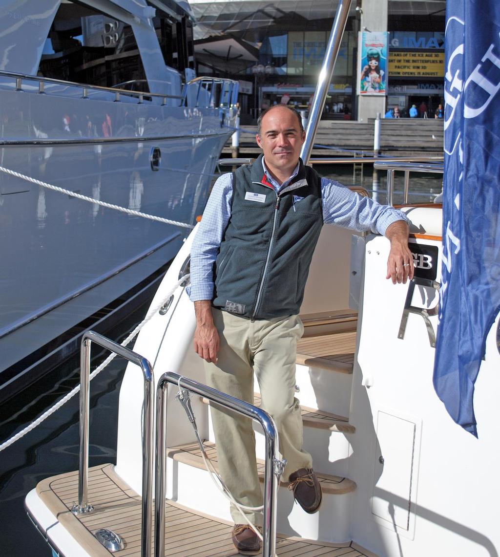 Grand Banks’ Hank Compton expanding the owner experience. - Sydney International Boat Show photo copyright Imprint Media taken at  and featuring the  class