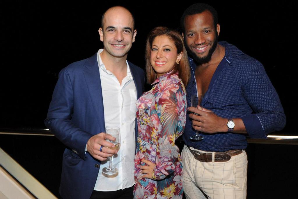 Adriano Zumbo, Daniella Ruggero and Marvin Holder, Audi Hamilton Island Race Week - Welcome Cocktail Party © Belinda Rolland