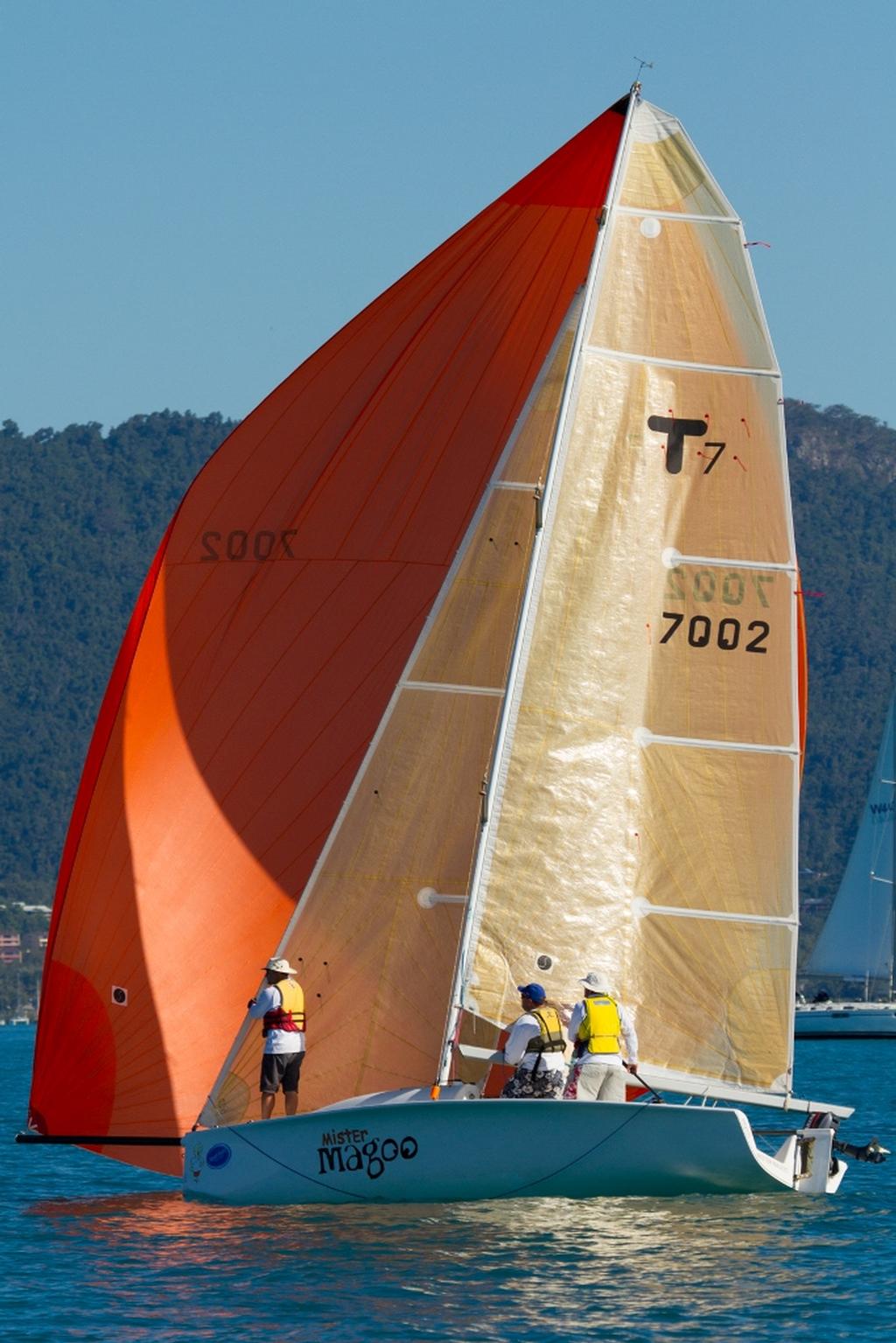 Airlie Beach Race Week 2013, Sports Boat race winner on day four, Jason Ruckert&rsquo;s Mr Magoo photo copyright Shirley Wodson taken at  and featuring the  class