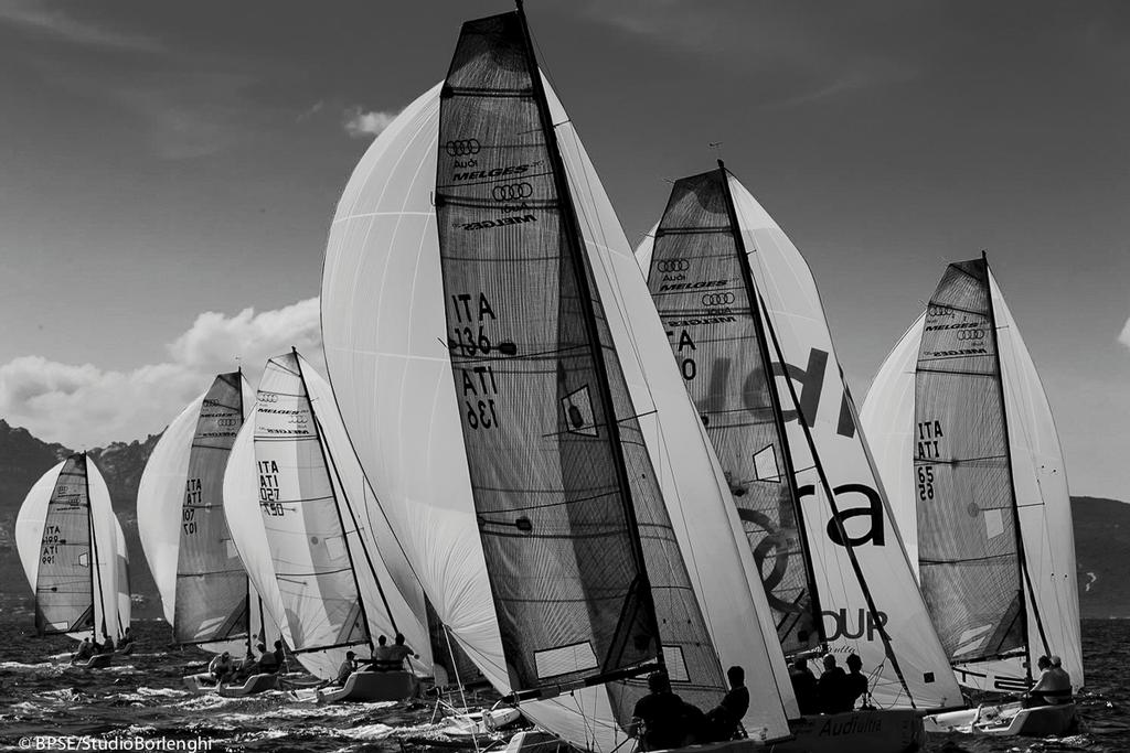 Porto Rotondo, 28/08/13<br />
Audi Sailing Series M20 European Ch. 2013<br />
Day 2<br />
 © BPSE/Studio Borlenghi/Andrea Pisapia