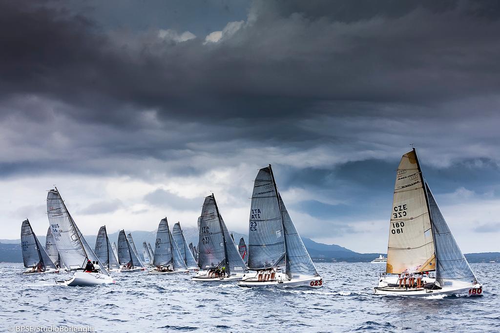 Audi Sailing Series M20 European Championship. 2013
Day 2 in Porto Rotondo
 photo copyright BPSE/Studio Borlenghi/Andrea Pisapia taken at  and featuring the  class