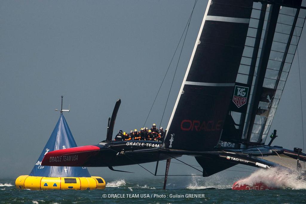 Oracle Team USA - Two boat testing session San Francisco (USA) August 30, 2013 © Guilain Grenier Oracle Team USA http://www.oracleteamusamedia.com/