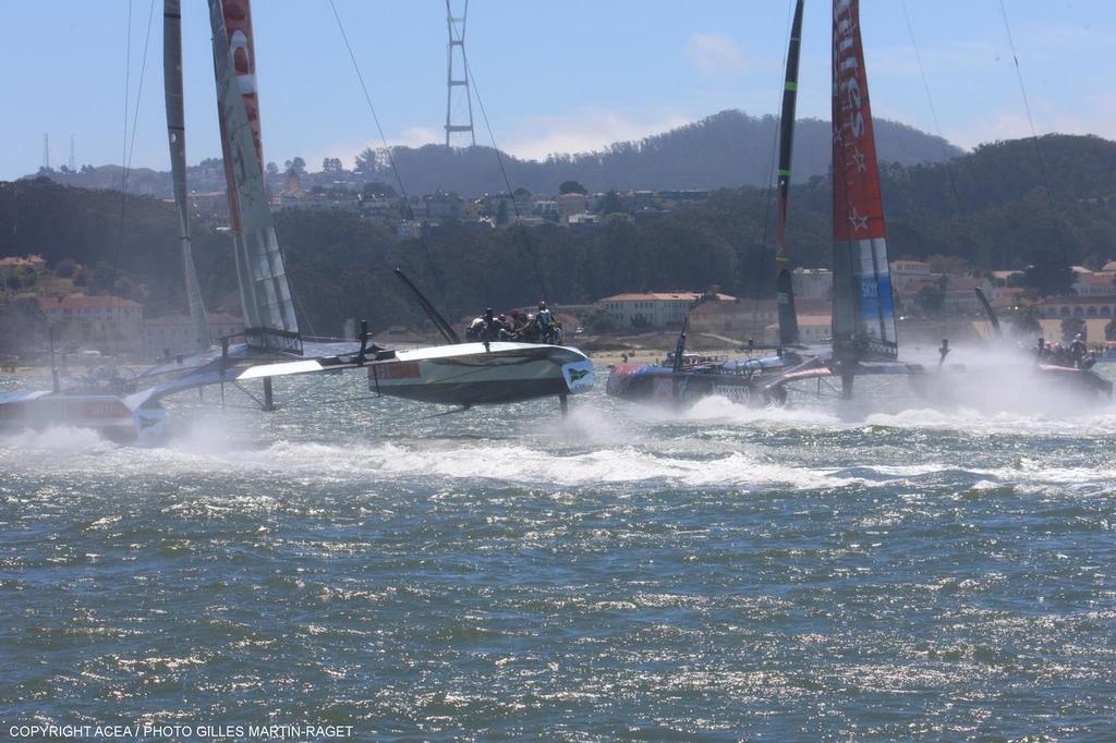 Louis Vuitton Finals Race 7; Luna Rossa vs Emirates Team New Zealand © ACEA - Photo Gilles Martin-Raget http://photo.americascup.com/