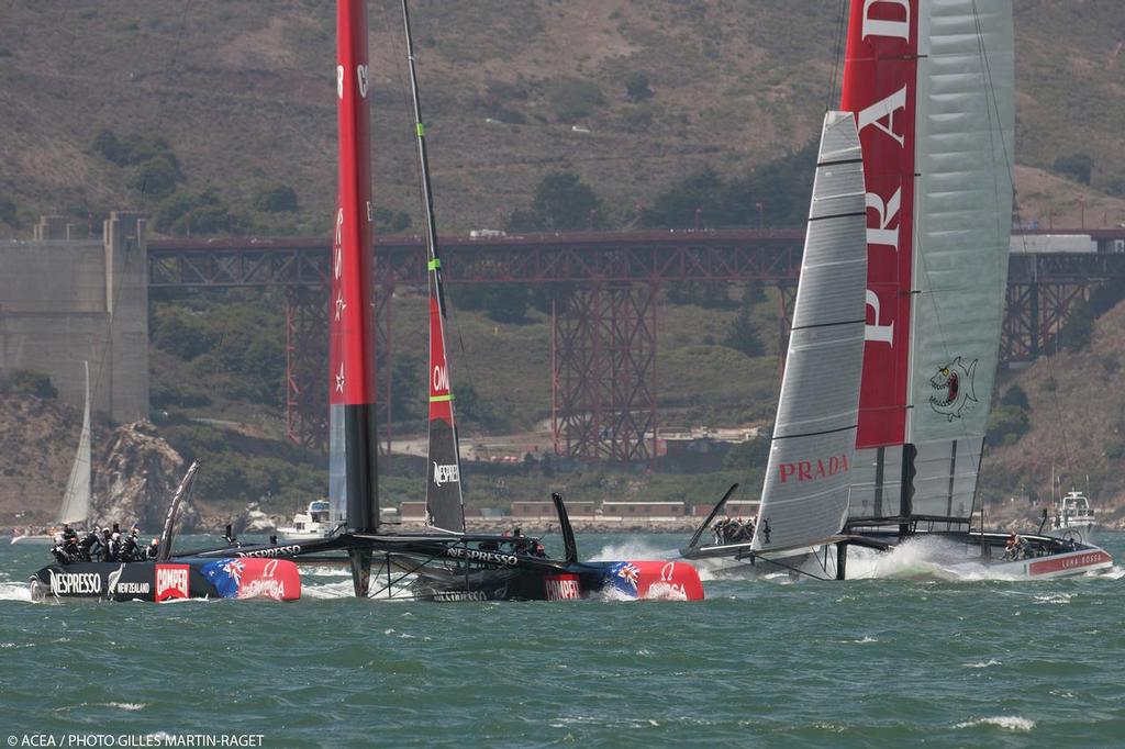 Louis Vuitton Cup - Louis Vuitton Cup Final - Race Day 1 - Race 1 photo copyright ACEA - Photo Gilles Martin-Raget http://photo.americascup.com/ taken at  and featuring the  class