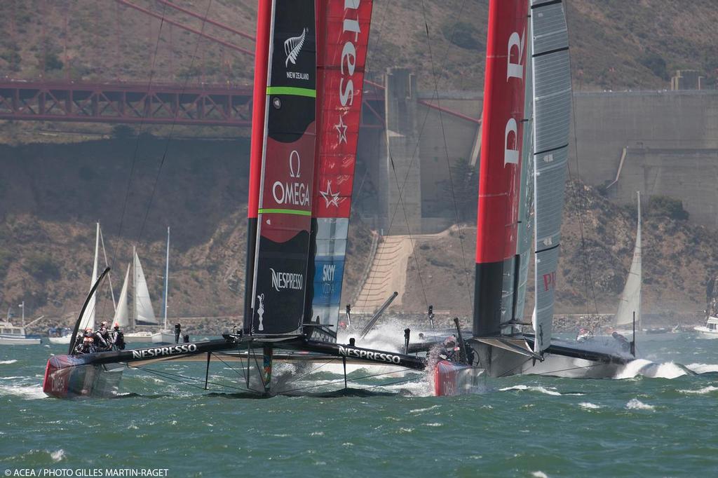 Louis Vuitton Cup - Louis Vuitton Cup Final - Race Day 1 - Race 1 photo copyright ACEA - Photo Gilles Martin-Raget http://photo.americascup.com/ taken at  and featuring the  class