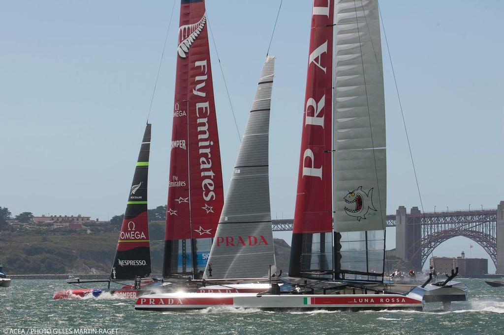 Louis Vuitton Cup - Louis Vuitton Cup Final - Race Day 1 - Race 1 photo copyright ACEA - Photo Gilles Martin-Raget http://photo.americascup.com/ taken at  and featuring the  class