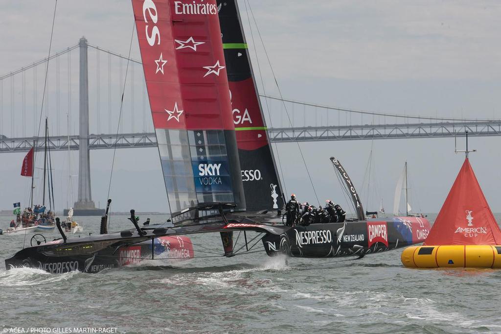 Louis Vuitton Cup - Louis Vuitton Cup Final - Race Day 1 - Race 1 photo copyright ACEA - Photo Gilles Martin-Raget http://photo.americascup.com/ taken at  and featuring the  class