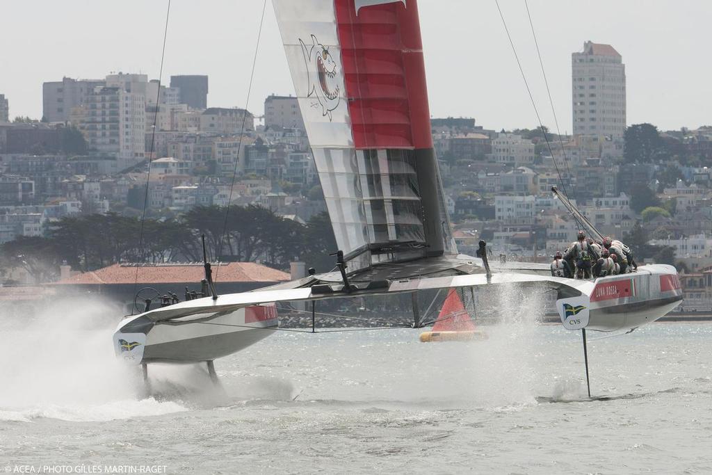 Luna Rossa, Louis Vuitton Cup Final, Day 3 photo copyright ACEA - Photo Gilles Martin-Raget http://photo.americascup.com/ taken at  and featuring the  class