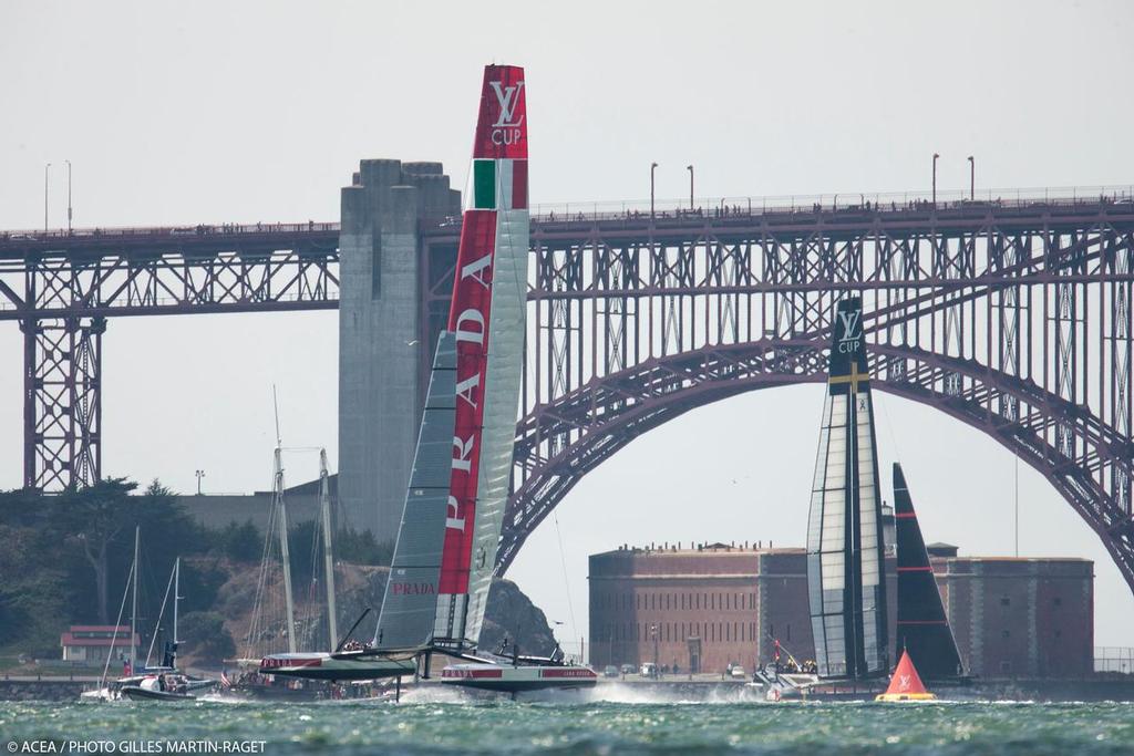 Louis Vuitton Cup - Semi-finals - Luna Rossa vs Artemis Racing - Race 2 © ACEA - Photo Gilles Martin-Raget http://photo.americascup.com/