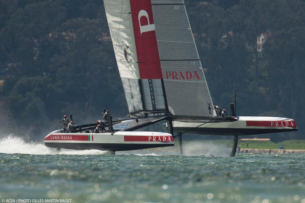 Louis Vuitton Cup - Semi-finals - Luna Rossa vs Artemis Racing - Race 2 © ACEA - Photo Gilles Martin-Raget http://photo.americascup.com/