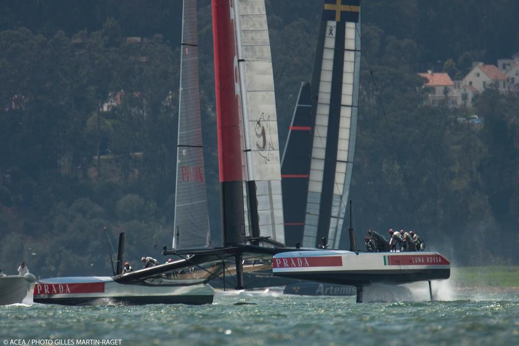 Louis Vuitton Cup - Semi-finals - Luna Rossa vs Artemis Racing - Race 2 © ACEA - Photo Gilles Martin-Raget http://photo.americascup.com/