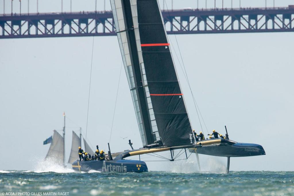 Louis Vuitton Cup - Semi-finals - Luna Rossa vs Artemis Racing - Race 2 © ACEA - Photo Gilles Martin-Raget http://photo.americascup.com/