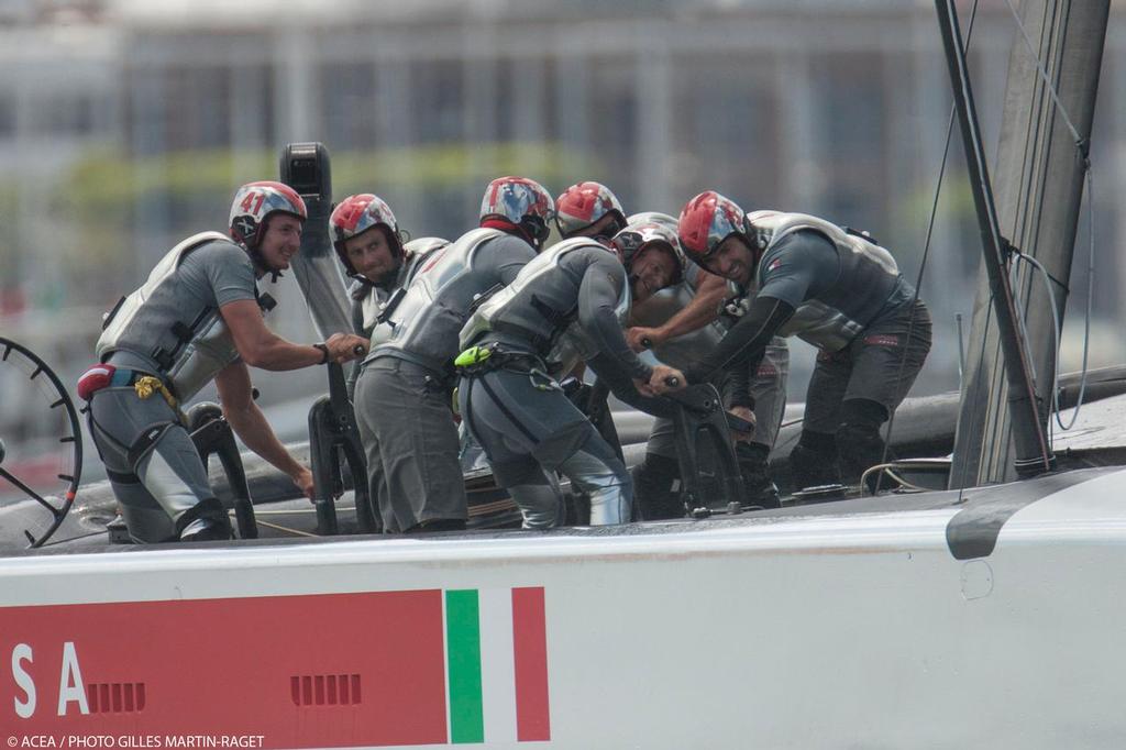 Louis Vuitton Cup - Semi-finals - Luna Rossa vs Artemis Racing - Race 2 © ACEA - Photo Gilles Martin-Raget http://photo.americascup.com/